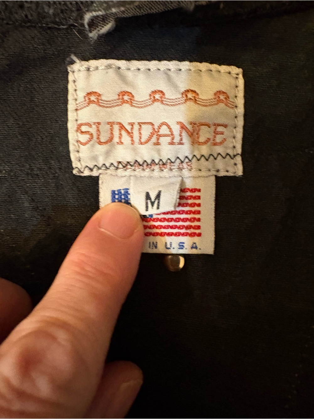 Sundance X Moxie Jacket Women M Black Southwest Spirit Bear Suede Art Vintage - Picture 7 of 9